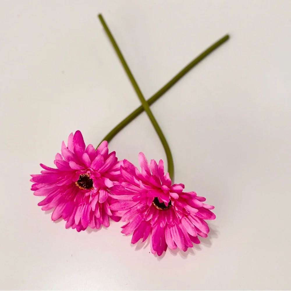 LIFELIKE Hot Pink Gerber Daisy Flowers Floral Home Decor Arrangement Wreath